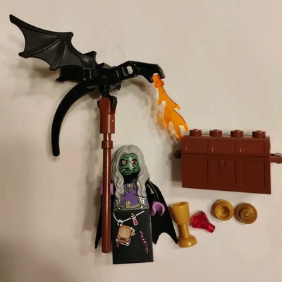 Lego Castillo Fantasía Era Troll Reina Bruja Mago Minifigura Lote Mazmorras Dragones Foto 1 de 2