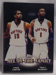 2000 TOPPS ALL IN THE FAMILY VINCE CARTER TRACY MCGRADY #TC5 RAPTORS MSK - Picture 1 of 2