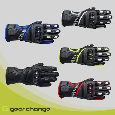 RST Fulcrum (CE) Leather Motorcycle Motorbike Gloves - Image 1 of 4