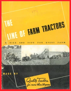 The McCormick Deering Line of Farm Tractors Brochure F14 F20 Early Farmalls O14 - Picture 1 of 15