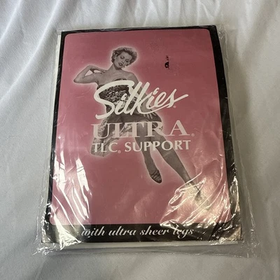 Pantimedias vintage Silkies Ultra TLC Support 100505 Queen-Taupe talla XL SELLADAS  Foto 1 de 4