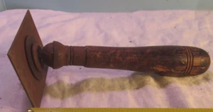 Cabinet Scraper   VTG Cabinetmaker Carpenter Tool WOODEN HANDLE NOT COMPLETE - Picture 1 of 5