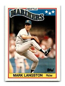 Mark Langston 1988 Topps American Baseball Mini #42 Seattle Mariners Mint - Picture 1 of 2