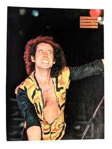 SCORPIONS / KLAUS MEINE LIVE / MAGAZINE FULL PAGE PINUP POSTER CLIPPING (2) - Picture 1 of 1