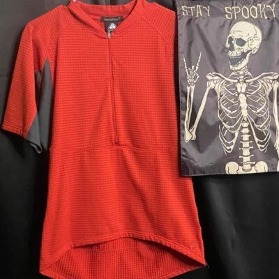 Nike ACG red and grey biking shirt - Image 1 of 4