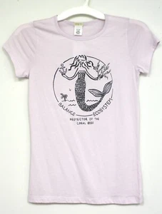 Crewcuts Purple shirt NWTS Girls Short Sleeve T Shirt Tee Ecosystem Balance NWTS - Picture 1 of 6