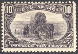 #290 F-VF MNH OG-10¢ Trans-Missississippi Series-Proof Like Sharp (REM #290-2) - Bild 1 von 2