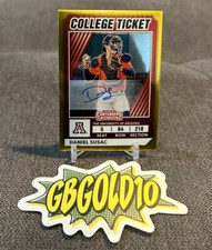2022 Elite Extra Edition College Tickets Optic Autograph #CTO-8 Daniel Susac /99