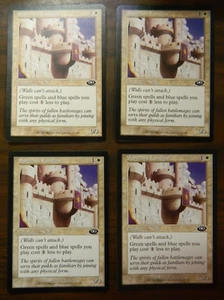 MTG Planeshift Black Common Suncape Familiar x4 Unplayed Near Mint Condition - Picture 1 of 2