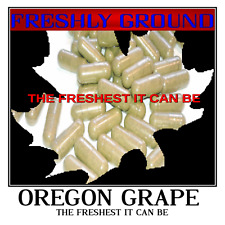 OREGON GRAPE ROOT The Freshest It Can Be Fresh Ground 100 Vegetarian Capsules