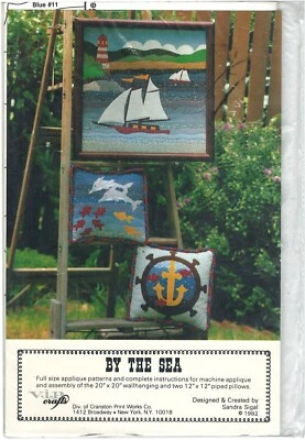 1982 V.I.P. Crafts P-509 By the Sea Applique Wallhanging Patterns new in pkg - Image 1 of 2