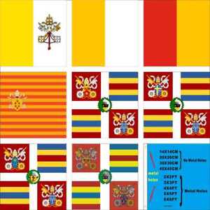 Vatican Flag City Papal Papacy Papal Infantry Pontifical States Swiss Guard