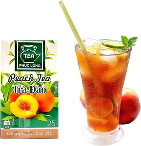 Phuc Long Tea Bag - Peach Flavored Tea - Trà Túi Lọc Hương Đào (U.S Seller) - Picture 1 of 6