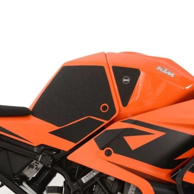 Kit de 4 empuñaduras de tracción de tanque transparentes R&G Racing para KTM 390 RC 2022-2023 Foto 1 de 3