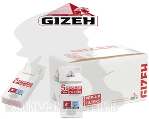 Gizeh Extra Slim 5,5mm Filtri Pop Up 20 Astucci Da 126 Filtrini - Zdjęcie 1 z 1