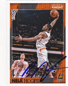 BRANDON KNIGHT PHOENIX SUNS SIGNED CARD BUCKS DETROIT PISTONS KENTUCKY WILDCATS - Picture 1 of 1