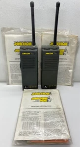 Vintage Ritcon Jobcom Two-Way Radio LOT OF 2 UHF w/ Antennas + Manuals UNTESTED - Picture 1 of 18