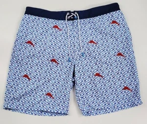 Pantalones cortos de tabla Tommy Bahama baúles de baño para hombre talla XL Live The Island Life - Imagen 1 de 9