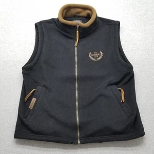 Stormtech Jacket Mens Large Black Vest Full Zip Casual Pockets Fleece - Picture 1 of 11