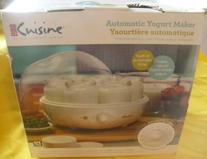 Euro Cuisine YM100 Macchina automatica per yogurt nuova e completa in scatola originale aperta - Foto 1 di 8