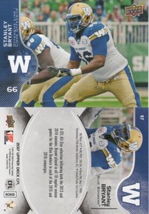 2017 UD CFL Singles  #1 -- 160     ***YOU PICK***