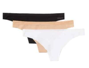 DKNY Downtown Thong Pack of 3 Women’s Size M L94904 - Picture 1 of 2