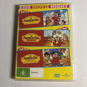 An American Tail / Fievel Goes West / the Treaure of Manhattan Island DVD - Picture 1 of 5