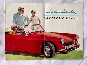 Austin Healey Sprite MkII Colour Dealer Brochure Classic Car Accessory - Picture 1 of 2