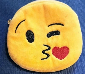 Fun 3" Kids Smiley Wink Coin Purse - Picture 1 of 3