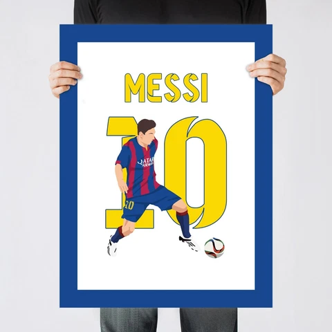 Lionel Messi Goal, 2015 Copa Del Rey Final Print/Poster/Wall-Art [Part 1 of 4] Cover