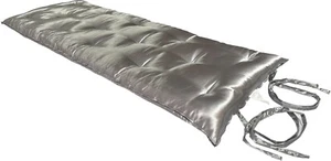 Japanese Floor Rolling Mattress, Cotton Shikifuton 3 x 30 x 80 Satin Silver - Picture 1 of 2