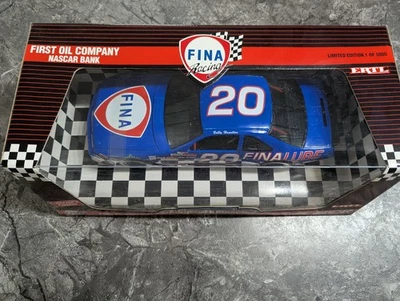 ERTL American Muscle #20 Fina Lube Ford Thunderbird Bobby Hamilton 1:18 Bank LE Foto 1 de 4