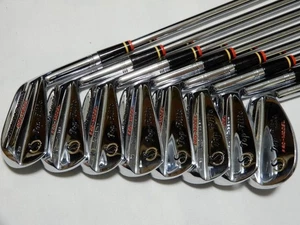 80'S Famous Spalding Top Flight Black Iron Set Superb - Picture 1 of 10