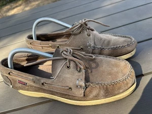 Sebago Dockside Portland Marrón Claro Gamuza Cubierta Barco Zapatos Hombres 8.5W Reino Unido - Imagen 1 de 9