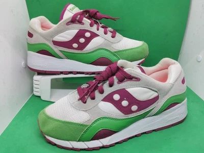 Saucony Shadow 6000 High Millage Suede Womens Sneakers Green US Size 9.5 M - Image 1 of 4