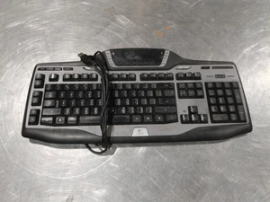 Logitech G15 Y-UW92 USB Keyboard Tested Working Silver/Black - Fair - Picture 1 of 2