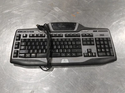 Logitech G15 Y-UW92 USB Keyboard Tested Working Silver/Black - Fair - Image 1 of 2