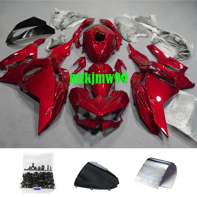 Injection Bodywork For Kawasaki Ninja 500 ABS 2024-2026 Candy Red Fairings Kit Foto 1 de 3