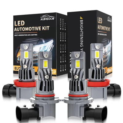 For Nissan Quest 2011-2017 LED Headlights 4 Bulbs Hi/Lo Beam Conversion Kit — 第 1/4 张图片