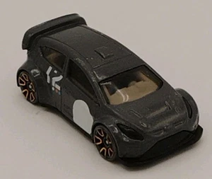 2012 Hot Wheels Gray #12 Ford Fiesta Speed Blur Series 1:64 Diecast Car - Picture 1 of 10