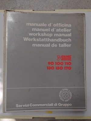 Manuale d'officina trattori SAME originale - Immagine 1 di 4