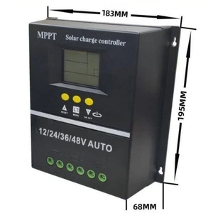 MPPT Solar Regulator Heatsink Self-Cooling Automatic Voltage Detection - Picture 1 of 14