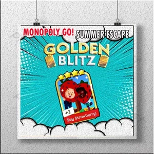 Golden Blitz Stickers FRESH PICKINGS :- Mono_Poly_Go SUMMER ESCAPE - Picture 1 of 1