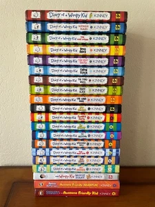 Lot Of 21 Diary Of A Wimpy Kid 1-16,18 Movie & 4 Extra All HC Jeff Kinney Books - Picture 1 of 24