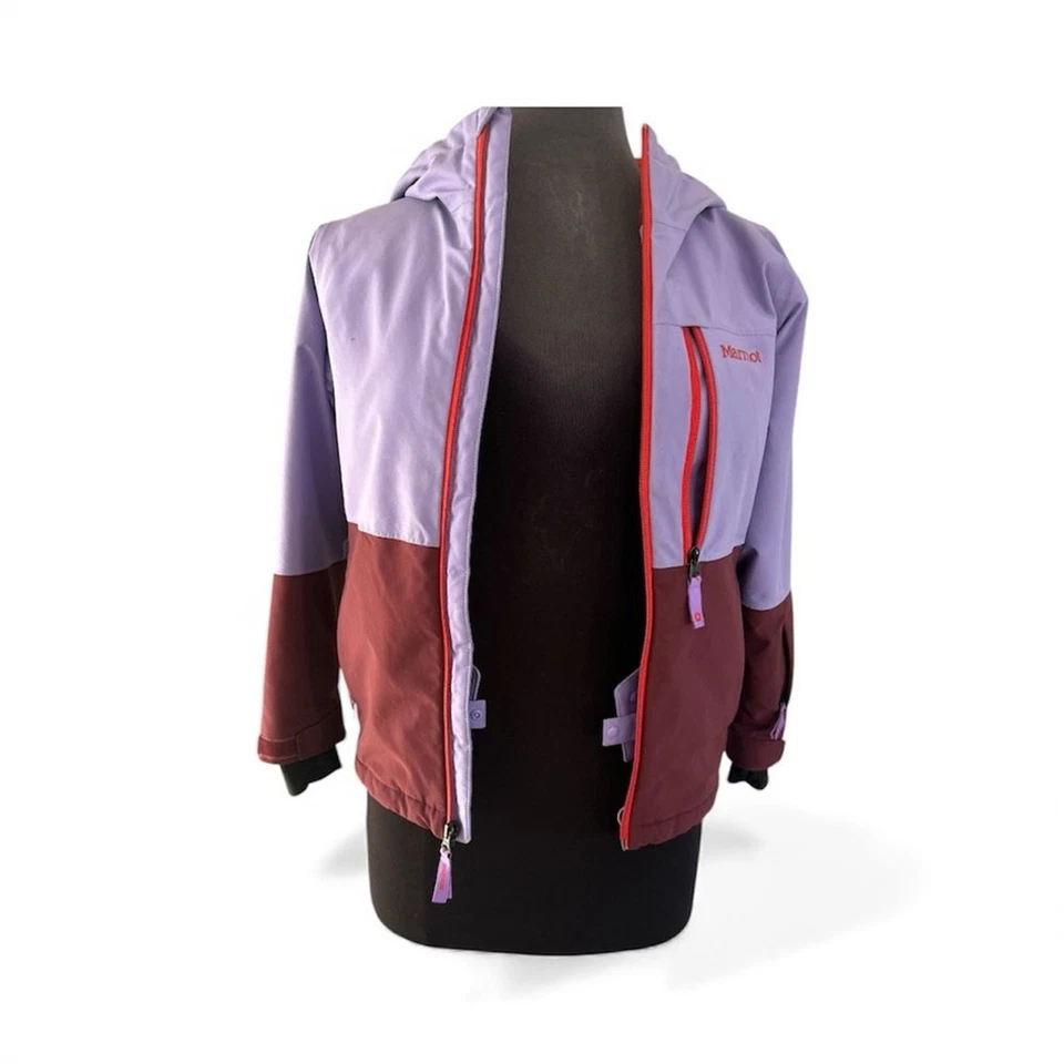 Chaqueta Marmot Dos Tonos en Lavanda y Borgoña Talla M Foto 1 de 4