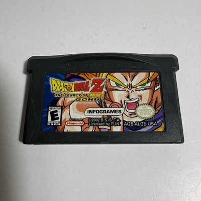DragonBall Z DBZ The Legacy of Goku (Gameboy Advance GBA) Probado Limpio Auténtico Foto 1 de 4