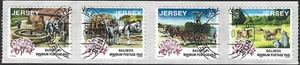 2000 Jersey Sg 870/873 Days Gone By Self-adhesive Fine Used - Picture 1 of 1