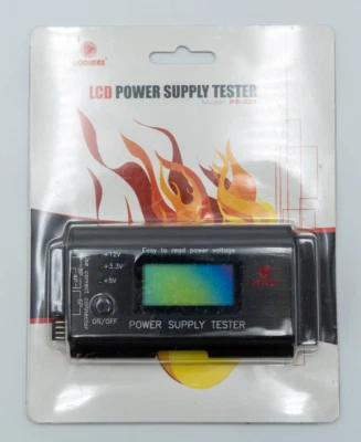Coolmax LCD Power Supply Tester 24-Pin Model PS-224 - Power Voltage - Not Tested - Image 1 of 4