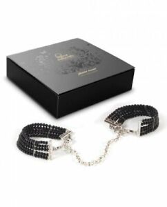 Bijoux Indiscrets Plaisir Nacre Black Pearl Handcuffs Halloween Costume Cuffs