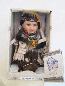 Amanda Wang Native American Doll ISTAS 12" Porcelain Kinnex COA LE numbered - Bild 1 von 7